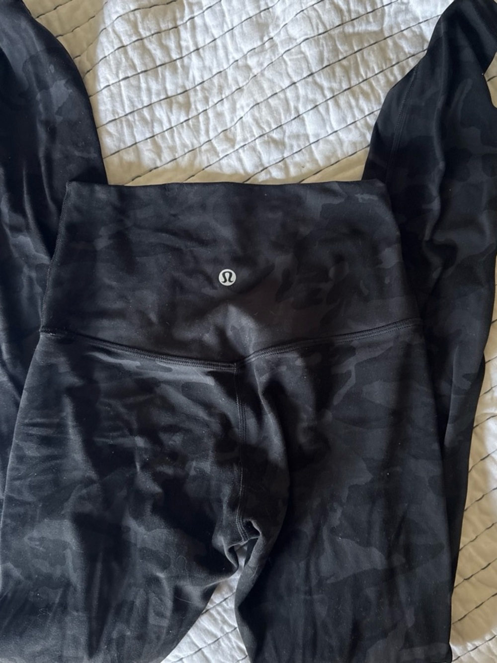 lululemon athletica Black Camo High-Rise Leggings